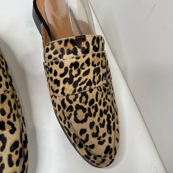 SOLD HALOGEN Leopard print loafer mule - Picture 6 of 7